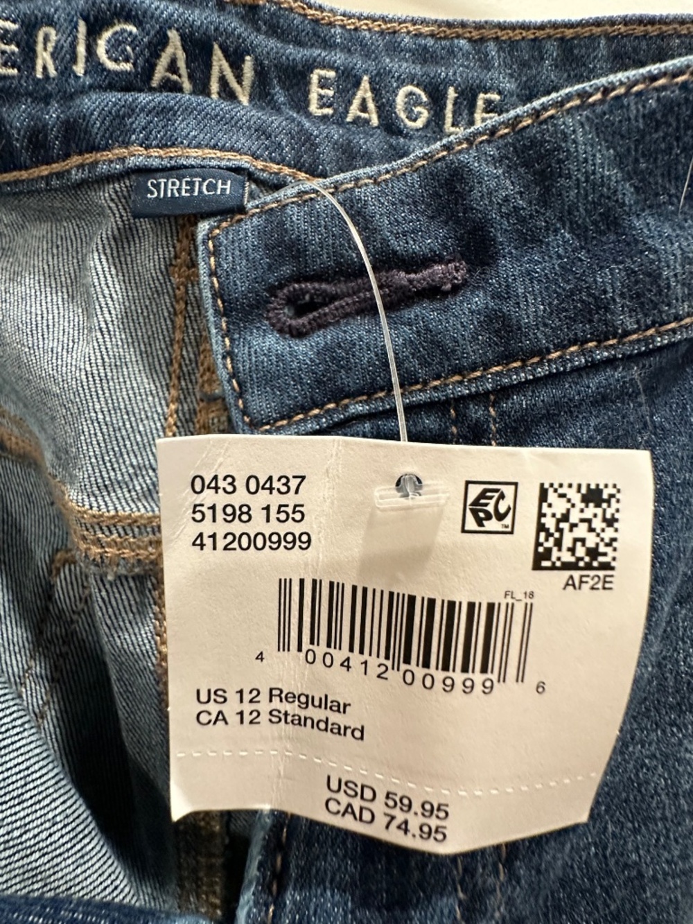 NWT American Eagle dreamy drape jeans - Picture 2 of 3